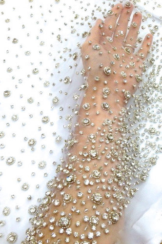 Crystal Embroidery Work / Crystal Embroidery Designs / Crystal EMbroidery Fabric