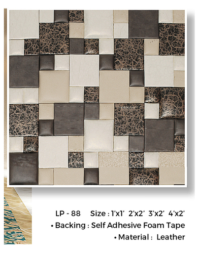 Wall Frame Materials Leather Panel