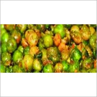 Matar Namkeen - Green Peas, 200g | Spicy Flavor, Nitrogen Flushed Packaging, Low Fat Content, 12 Months Shelf Life, Tempting Taste