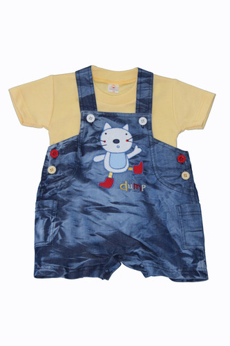 Romper - Cotton Age 0-5 Years O-Neck Boy's Printed Design | Perfect for Summer Wear