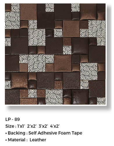 Wall Frame Materials Leather Panel