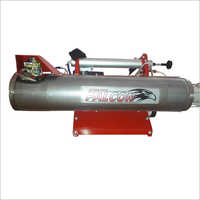 Industrial Fogging Machine - Metal, 5-9 Kg | Silver And Red, 1 Year Warranty, Customizable Durable Design