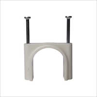 Double Nail Clamp - Plastic And Stainless Steel, 20mm To 50mm Sizes For Pex, Copper, And Cpvc Pipes, User-friendly Design