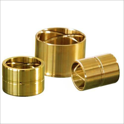 Bronze Bushing - Customized Sizes, Powder Metallurgy Material, Carbon Lubricating, Wear-Resistant Features, Bronze-Plated Finish