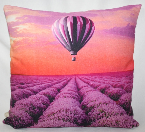 Orange & Purple Parachute Cushion Cover