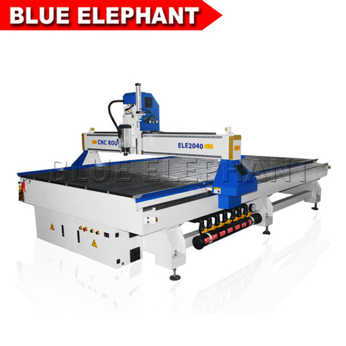 Vacuum Cleaning System 2040 3 Axis 3D Engraving Engraver Wood Cnc Router Machine With 6Kw Hsd Air Cooling Spindle