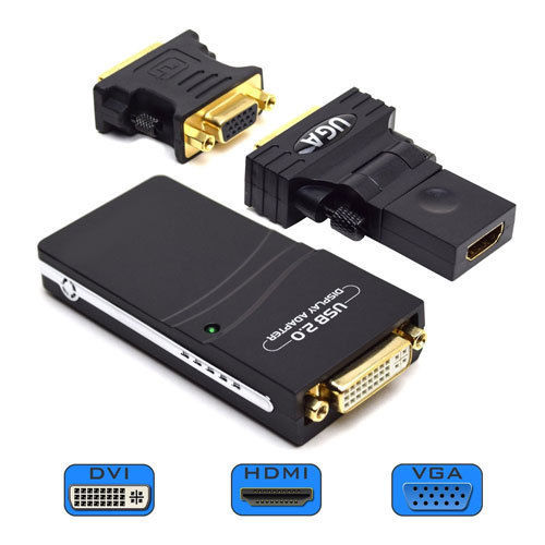 USB to DVI VGA HDMI Converter