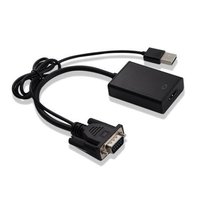 VGA To HDMI Converter with USB Power