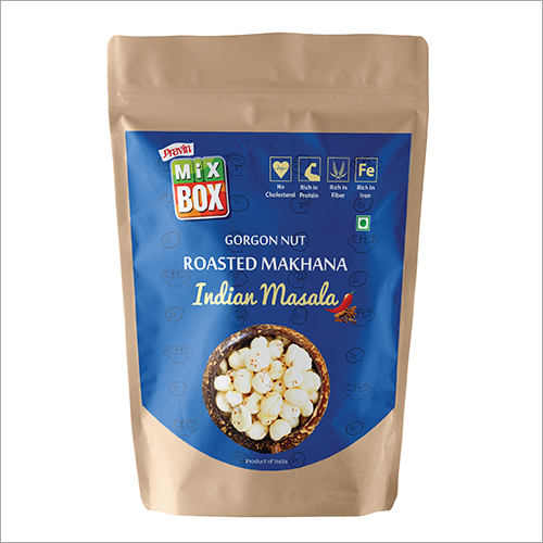 Roasted Makhana Indian Masala Flavour-Family Pack - Organic Lotus Seeds, 5 Suta Size , Delectable Flavor from Traditional Spices, 4 Months Shelf Life