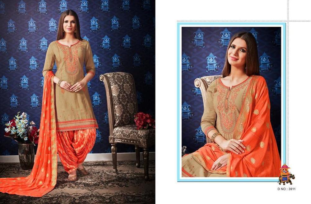 Punjabi Embroidery Work Suits