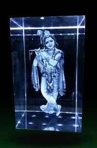 3d Laser Engraved Crystal Cube - 50x50x80 Mm | Transparent Crystal, Customizable Logo, Ideal Gifting For Fond Memories