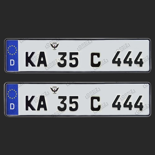 Aluminium Number Plate Designs