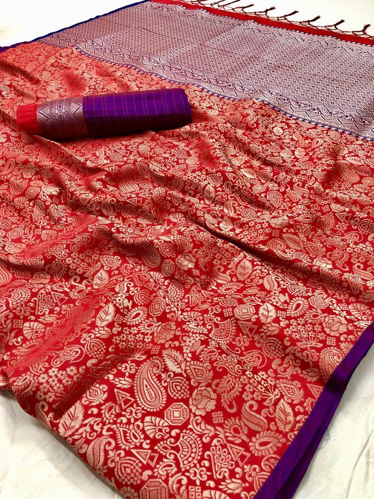 Handloom Weaving Silk Saree