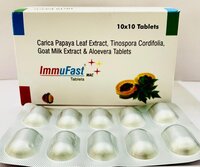 Carica Papaya 1100 Mg+ Tinospora Cordifolia 150mg + Goat Milk Powder 100mg + Vitamin E 10mg