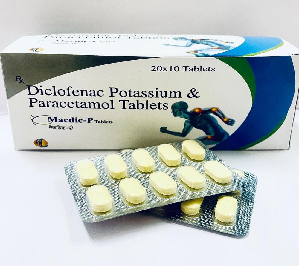 DICLOFENAC POTTASIUM   PARACETAMOL  TAB