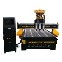 Yellow Jinan Blue Elephant Cnc Router Engraver 1325 For Wood Logs