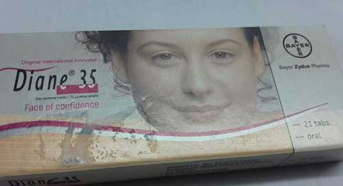 DIANE 35 MG Tablets - Cyproterone Acetate Ethinylestradiol, 20 MG Dosage | Hirsutism Treatment for Women, Store in Cool and Dry Place