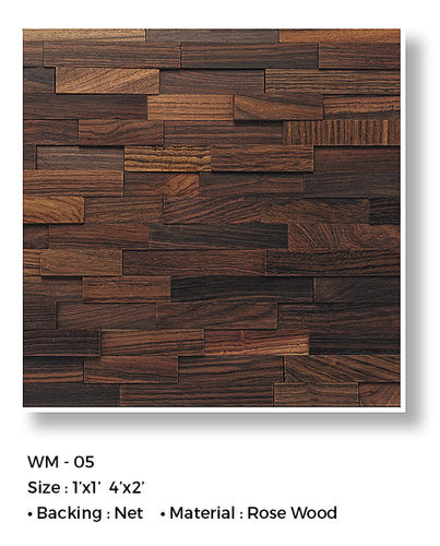 Wall Frame Materials Wooden Mosaic