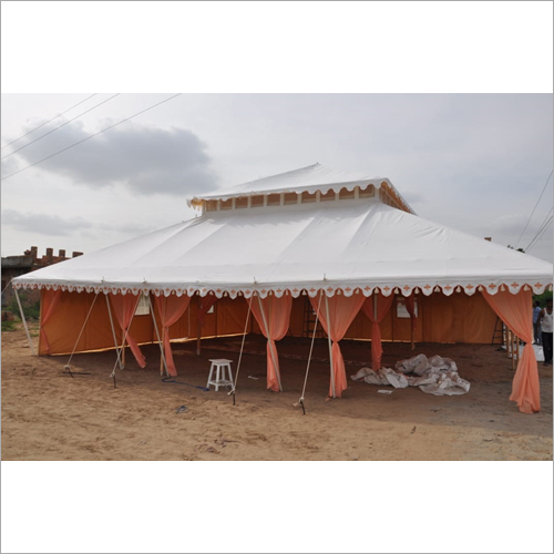 Maharaja Tent - Canvas, Variable Size, White | Lightweight, High Tensile Strength, Easy Setup