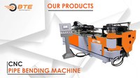 Cnc Pipe Bending Machine - Steel, High Precision | Fully Automatic, 0 To 190 Degree Bending, Servo Motor Programmable Axis, Hydraulically Controlled, User-friendly Touch Screen Interface