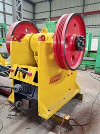 Jaw Crusher - Galvanized Steel, 220-240 Volt | High Efficiency, High Performance, Plc Control, Heavy Design, Non-welded Pedestal Frame