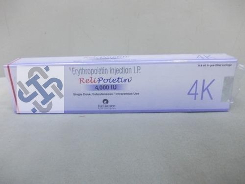 Relipoietin Recombinant Human Erythropoietin Alfa Epoetin Alfa 4000IU Injection
