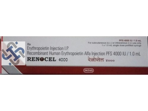 Renocel Recombinant Human Erythropoietin Alfa Epoetin Alfa 4000IU Injection