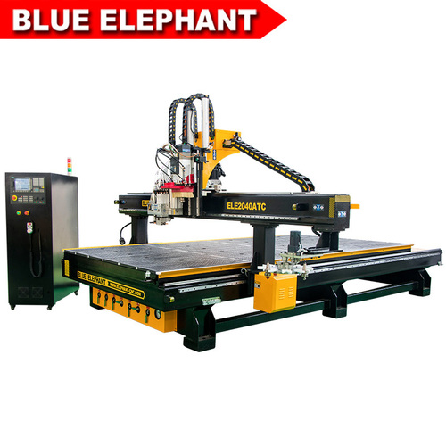 Yellow 2040 Cnc Router For Wooden Furniture