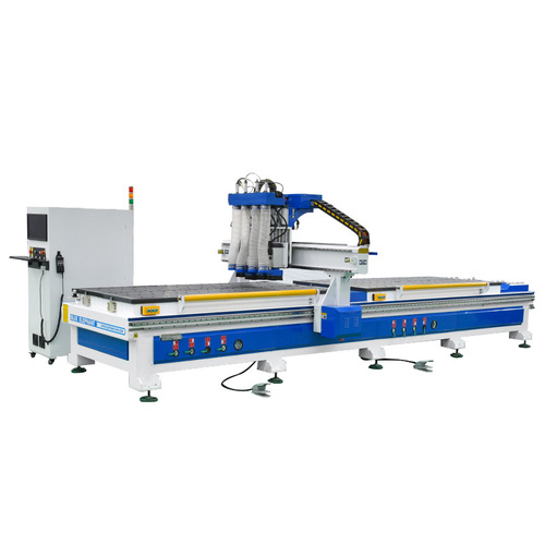 Black Professional Ele 1325 Multihead 4 Spindle Cnc Wood Router Furniture Carving Machine