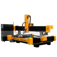 Yellow 2d&3d Cnc Router Stone Engraving Machine/relief Carving/stone Sink Engraving