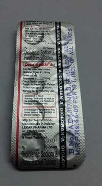 diclofenace sodium  paracetamol tablets
