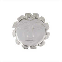 Satyamani Natural Clear Quartz Sun Face