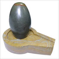 8 Inch Satyamani Natural Narmedeshwar Jaldhari Lingam