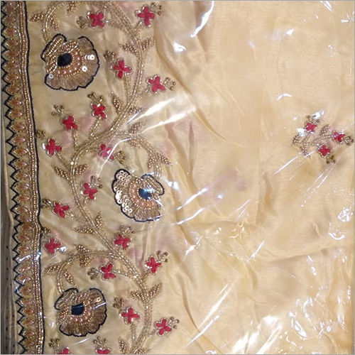 Ladies Embroidered Border  Saree