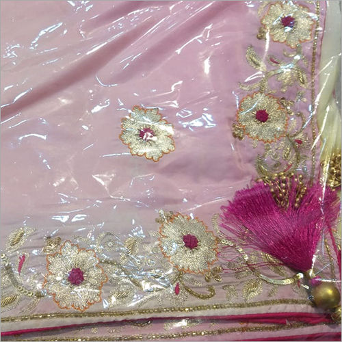 Ladies Floral Embroidery Saree