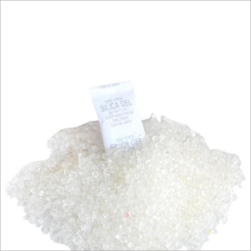 Silica Gel Sachet - Crystalline Desiccant 2 to 50 Gram Size Range White Color Stabilizing Material