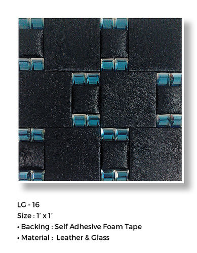 Wall Frame Materials Leather+glass Mosaic