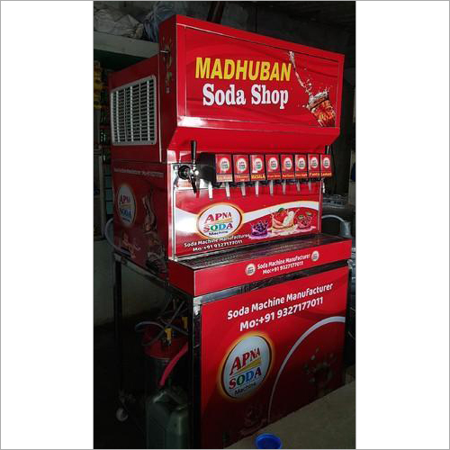 8 Valve Soda Fountain Machine