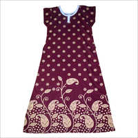 Ladies Cotton Printed Nighty