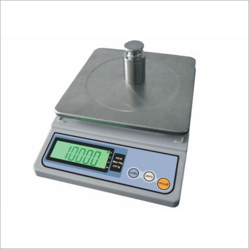 Electronic Table Top Weighing Scale - Plastic Body, 10-50kg Capacity | Auto Calibration, Bright LED Display, High Precision Load Cell, Over Load Protection, Easy Readability, Battery Powered