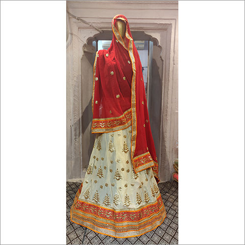 Bandhani Silk Ghatchola Rajasthani Latest Jaipuri Lehenga Chunni Set, Nr,  Kml at Rs 2099.00 | सिल्क लहंगा - Khatushyam Creations, Sikar | ID:  2850228419355