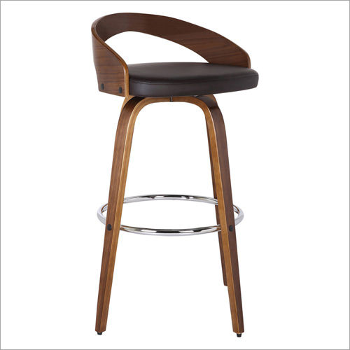 Wooden Revolving Bar Chair