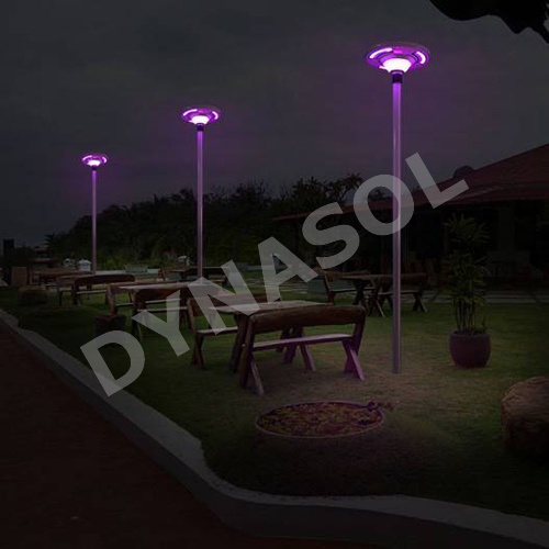 1800 Lumens Fully Automatic Remote Controlled & Colored All-In-One LED Solar Courtyard/Landscape Light