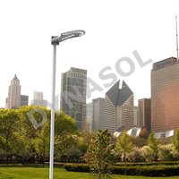 2500 Lumens Fully Automatic Remote Controlled All-In-One LED Solar Courtyard/Landscape Light