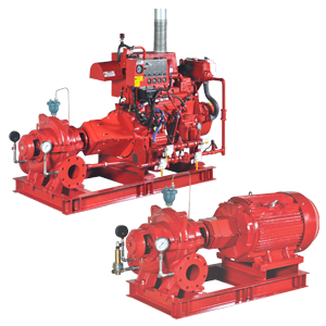 Horizontal Split Case Fire Fighting Pumps - UL Listed By DYNAMIC PRODUCTS