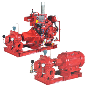 Horizontal Split Case Fire Fighting Pumps - UL Listed