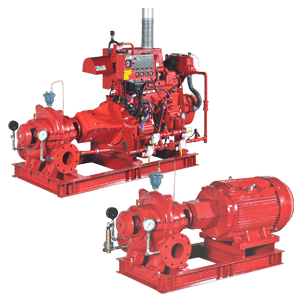 Horizontal Split Case Fire Fighting Pumps - UL Listed