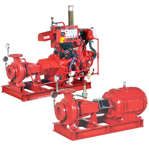 Fire Fighting Pumps  Back pull-out - UL Listed  NFPA 20 Design