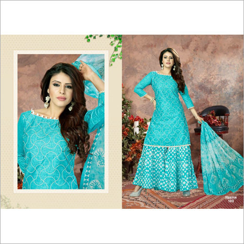 Ladies Cotton Party Wear Suits