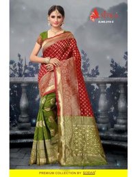 Available In 6 Colors Handloom Silk Saree
